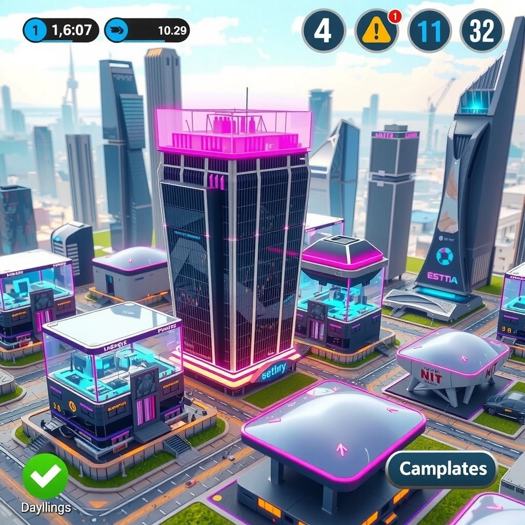 Captura abstracta de Cyber Tycoon